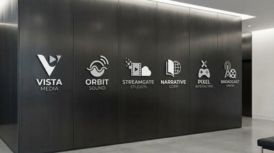 猎奇官网合作影视品牌Logo墙